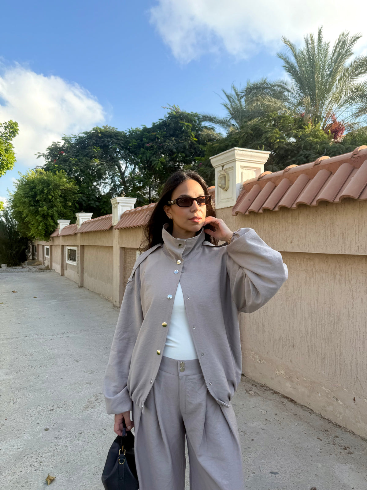Bomber jacket - Greige