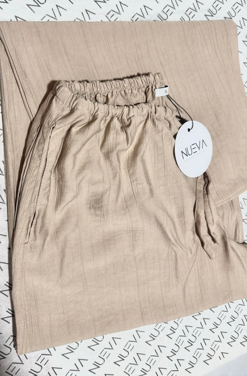 Everyday Flow pants - Beige