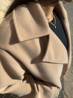 Fur fringes coat