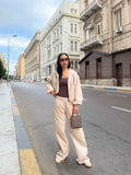 Beige Velura Set
