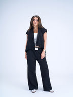 Black lounge vest