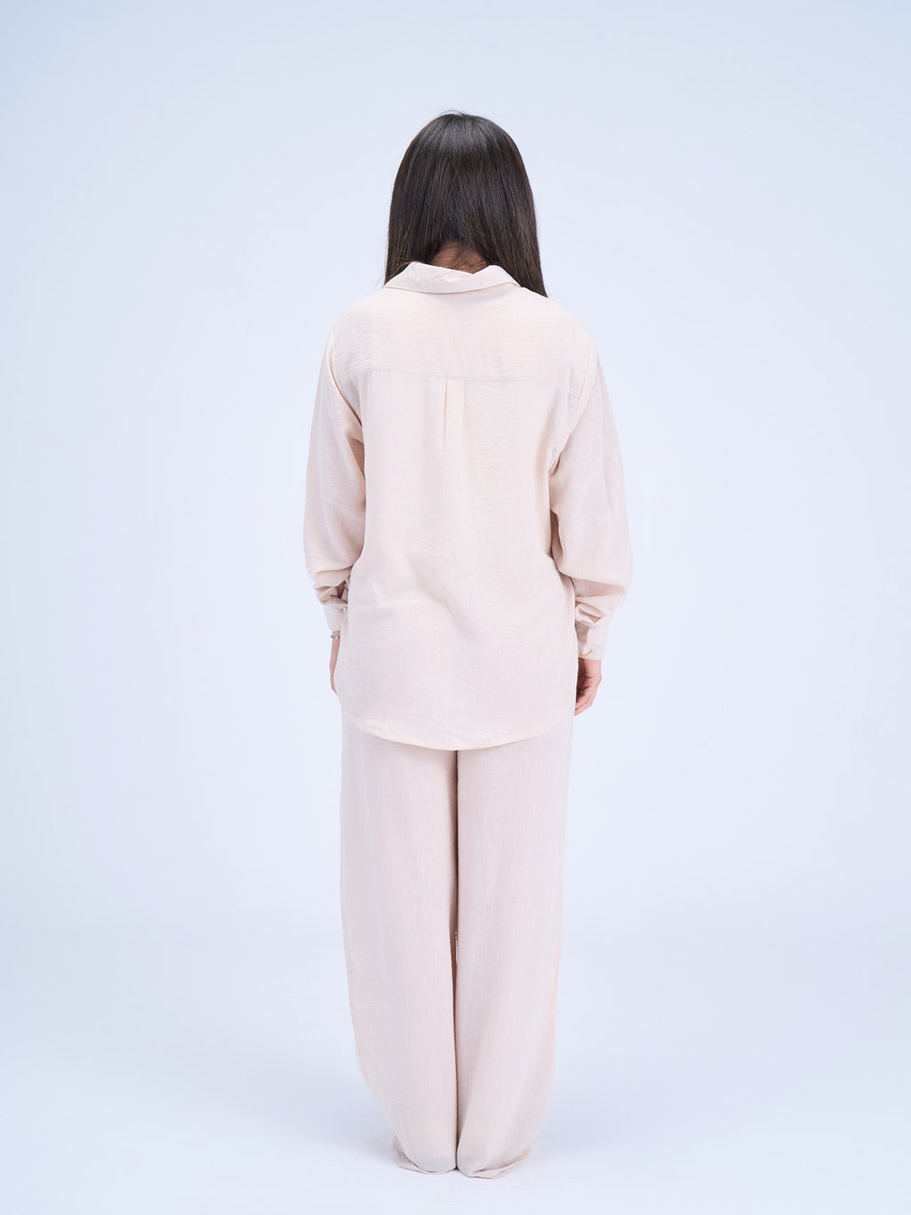 Beige linen set