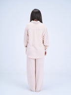 Beige linen set