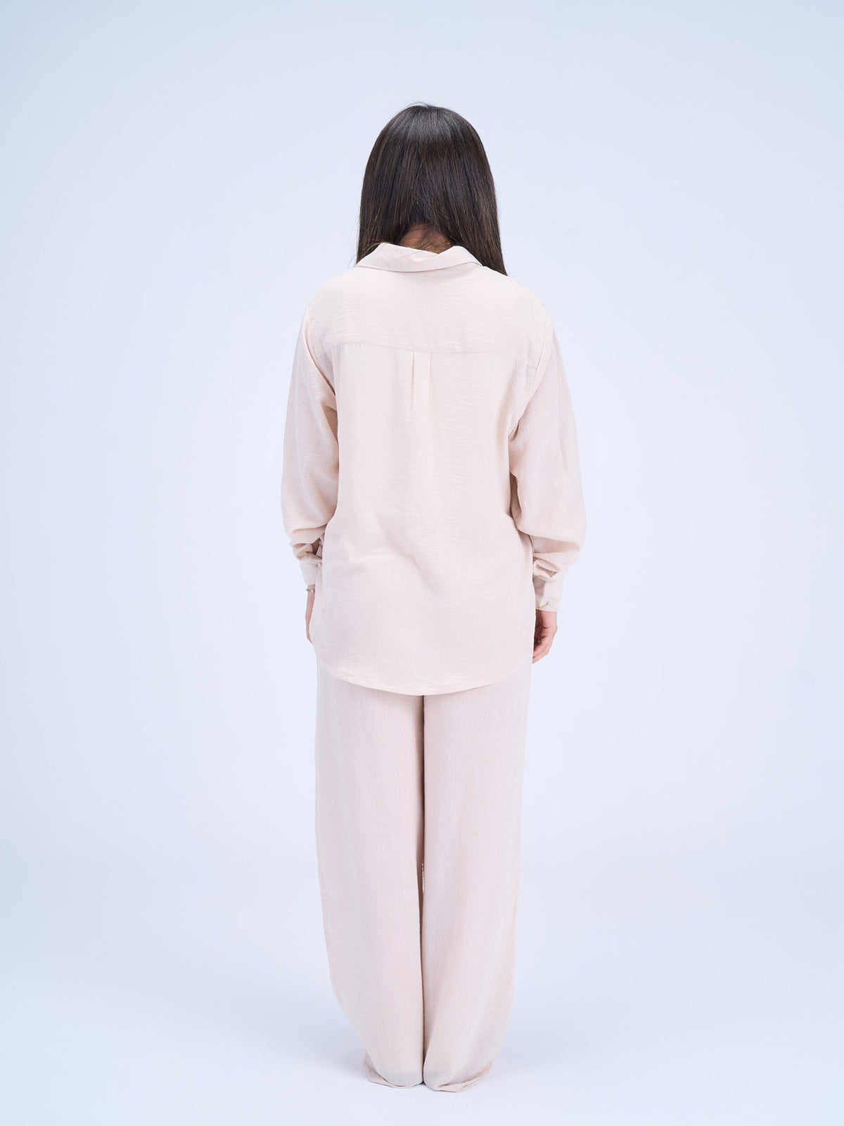 Beige linen set