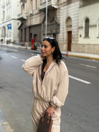 Beige Velura Set