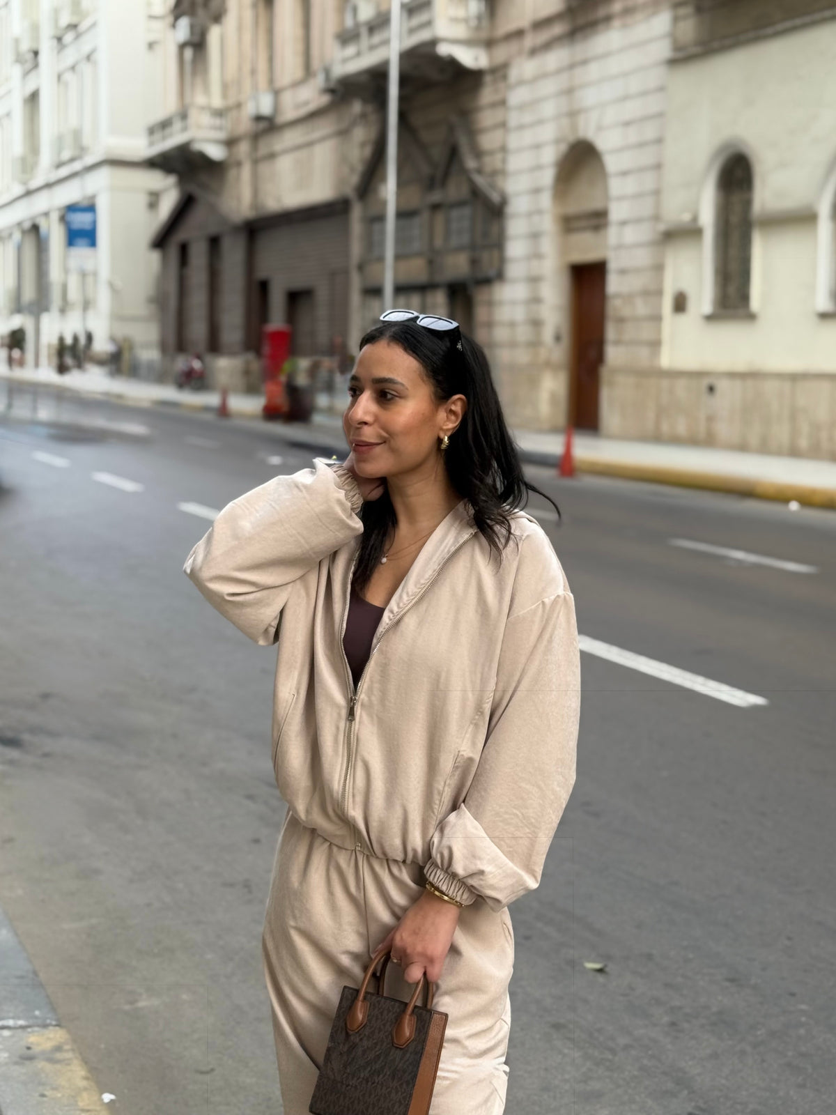 Beige Velura Set