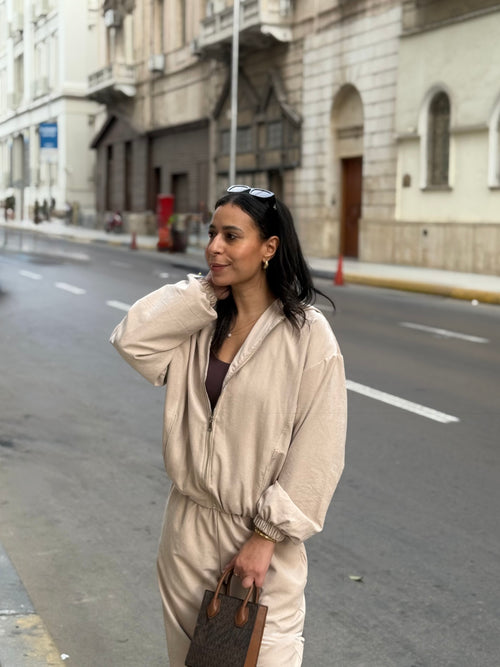Beige Velura Set