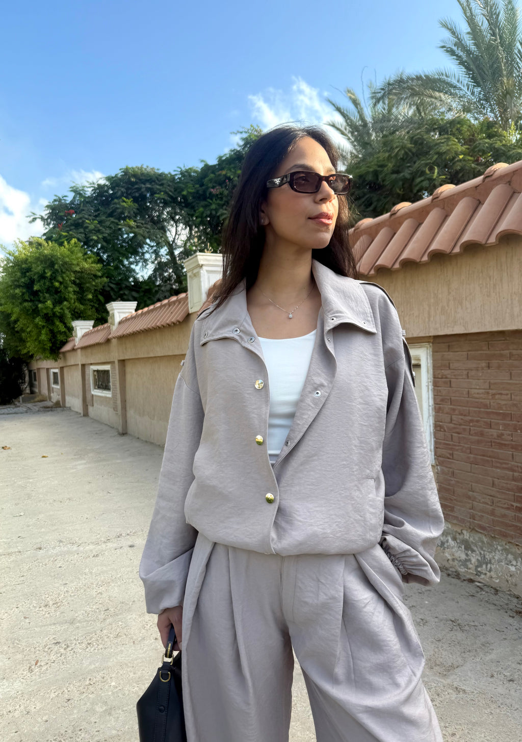 Bomber jacket - Greige