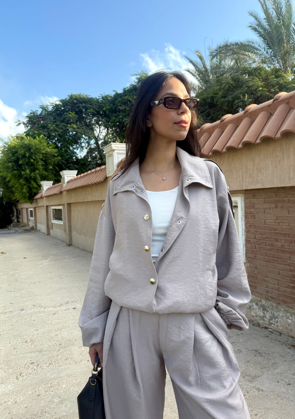 Bomber jacket - Greige