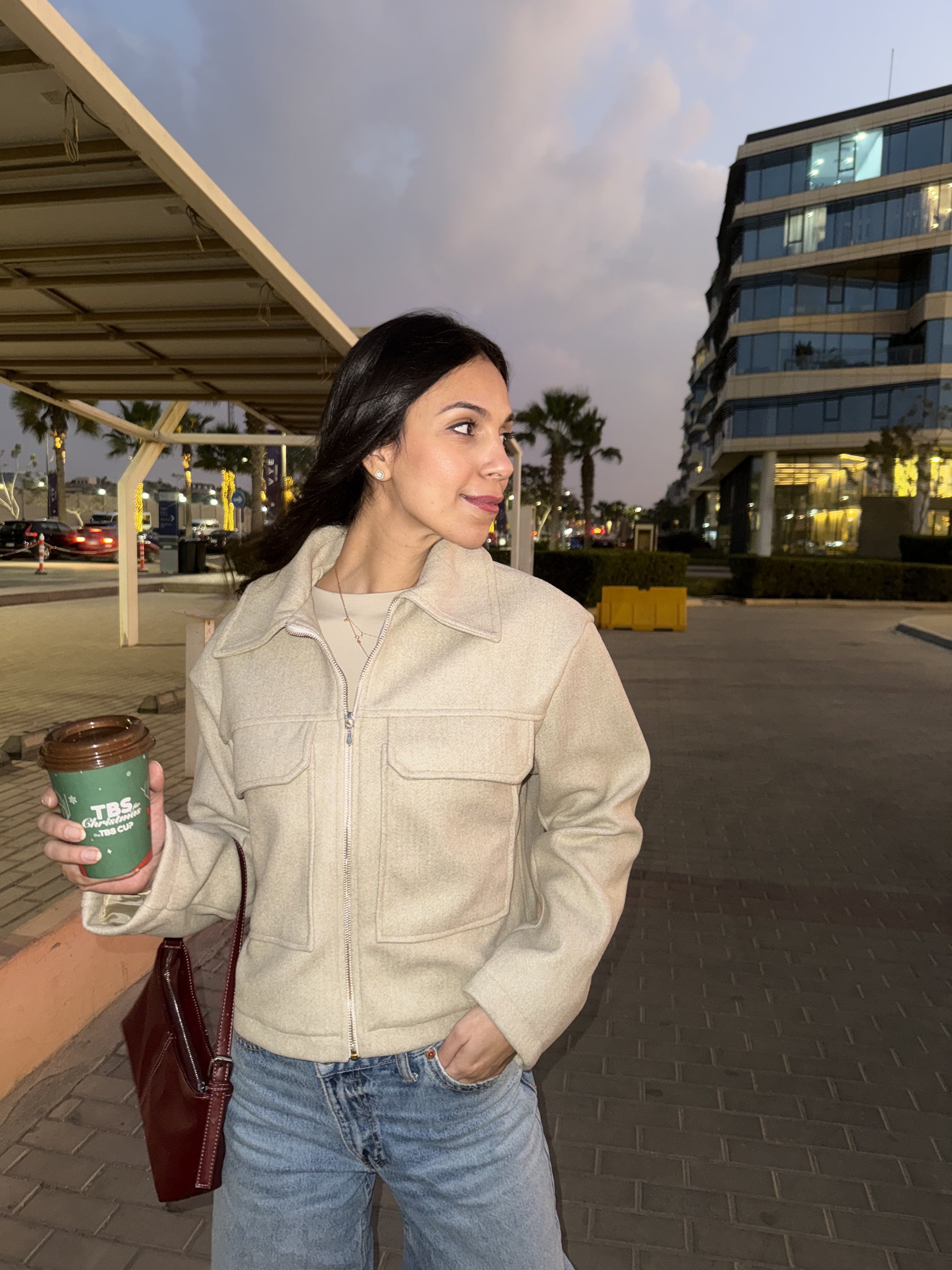 Beige wool Cropped jacket