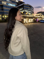 Beige wool Cropped jacket