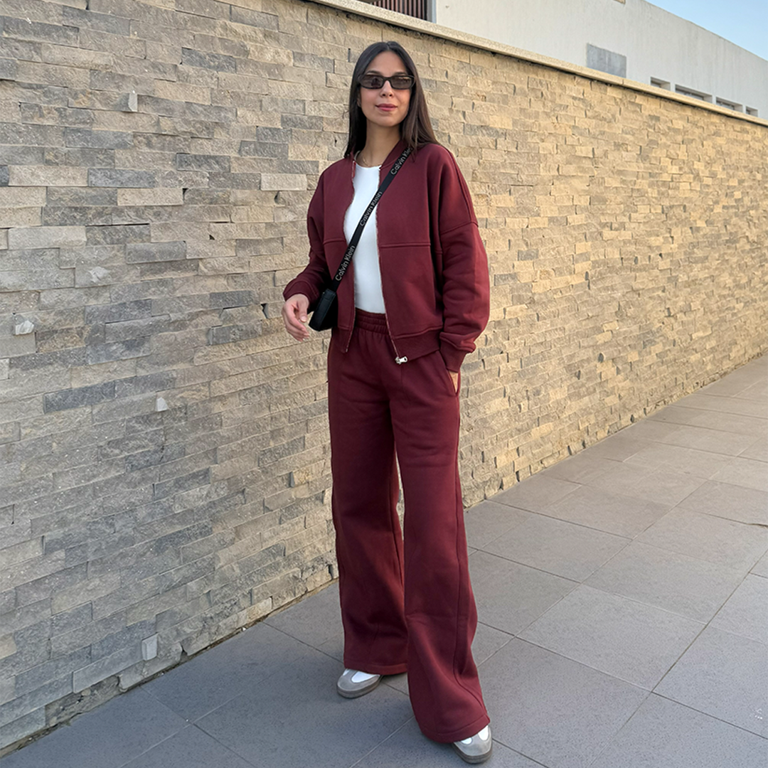 Maroon Warm Set
