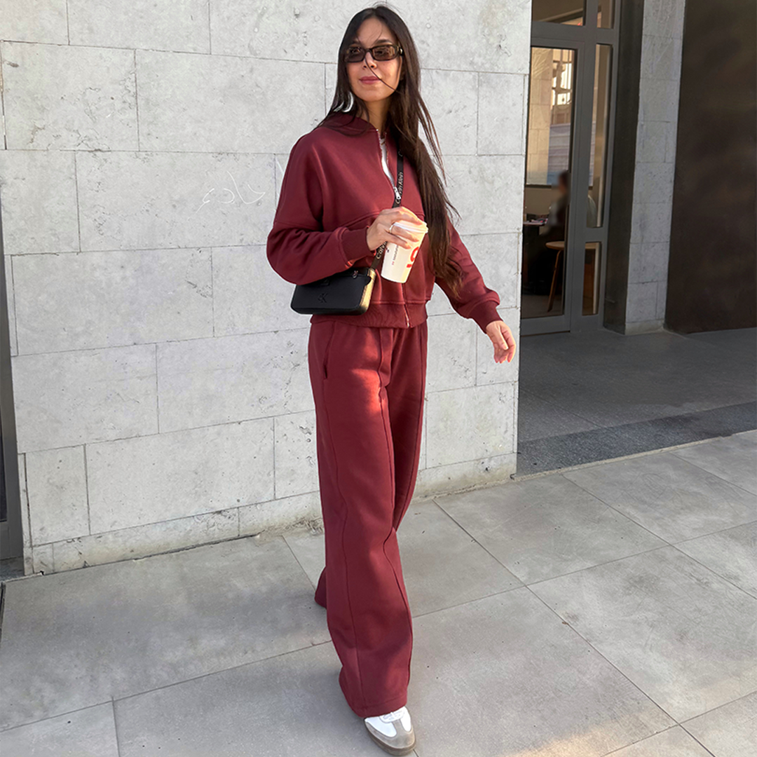 Maroon Warm Set